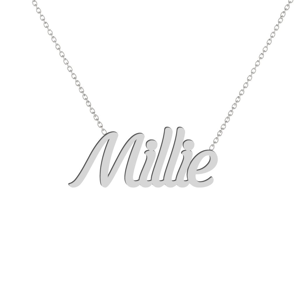 Gold Name Necklace - Millie