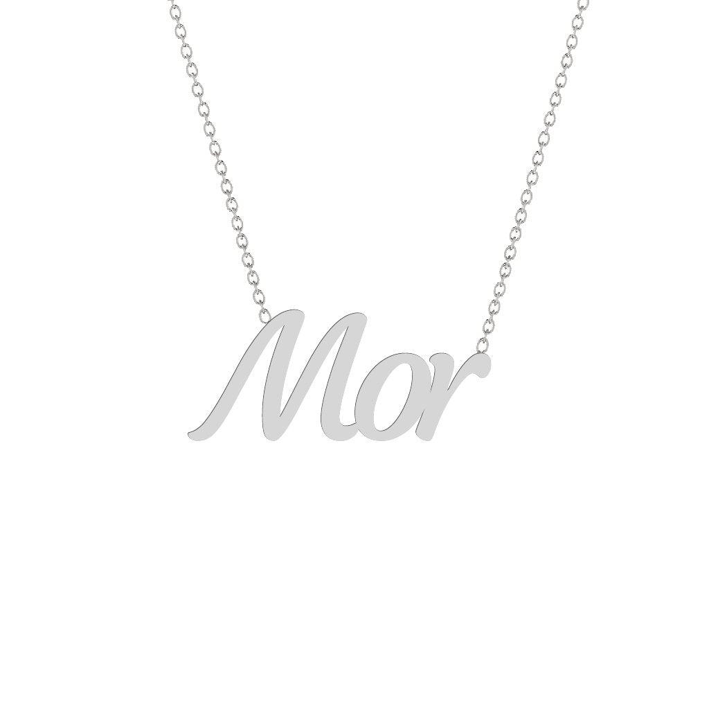 Gold Name Necklace - Mor