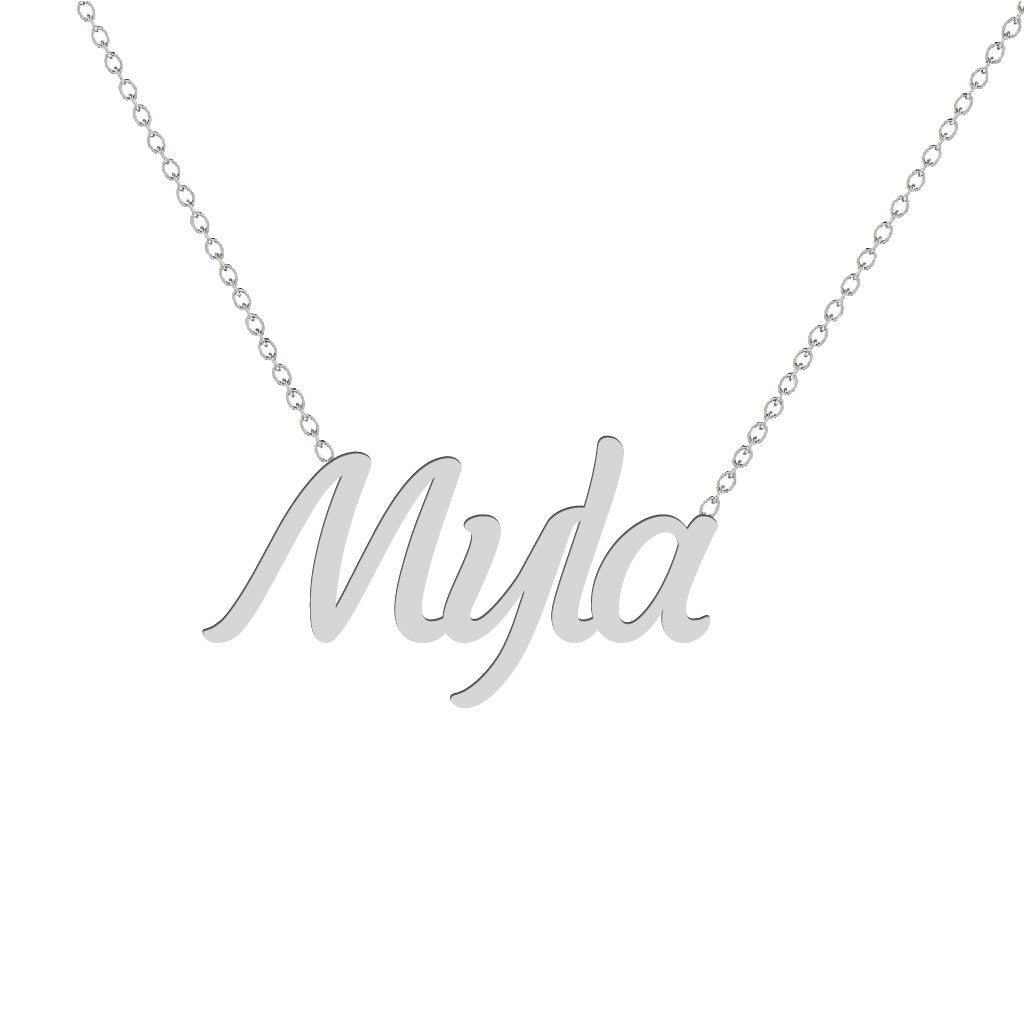 Gold Name Necklace - Myla