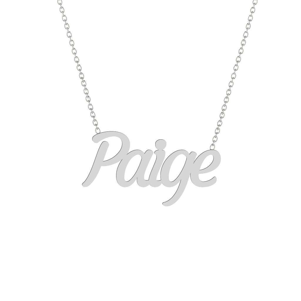 Gold Name Necklace - Paige