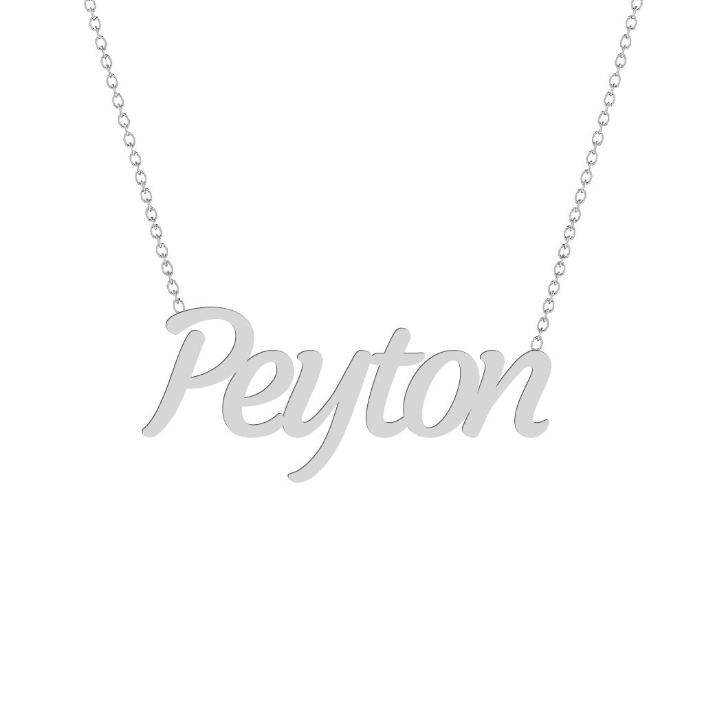 Gold Name Necklace - Peyton