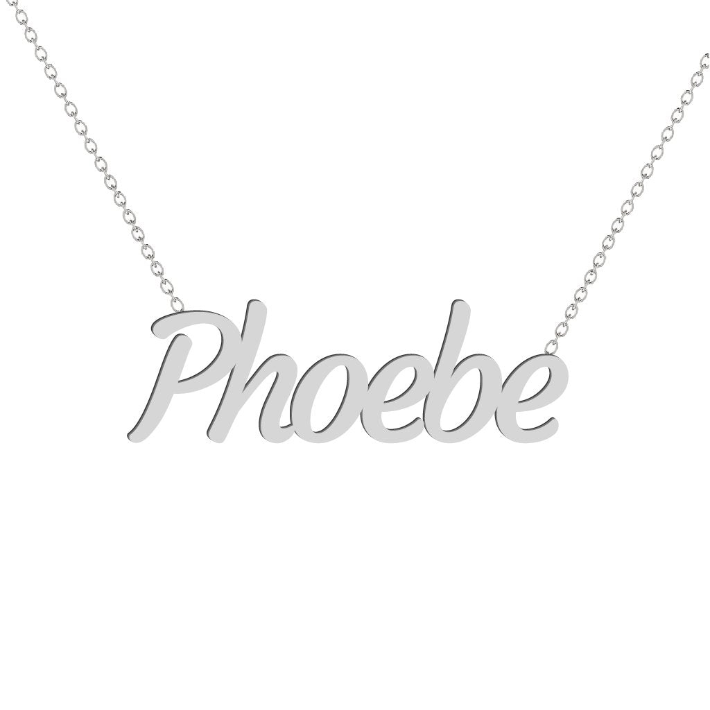 Gold Name Necklace - Phoebe