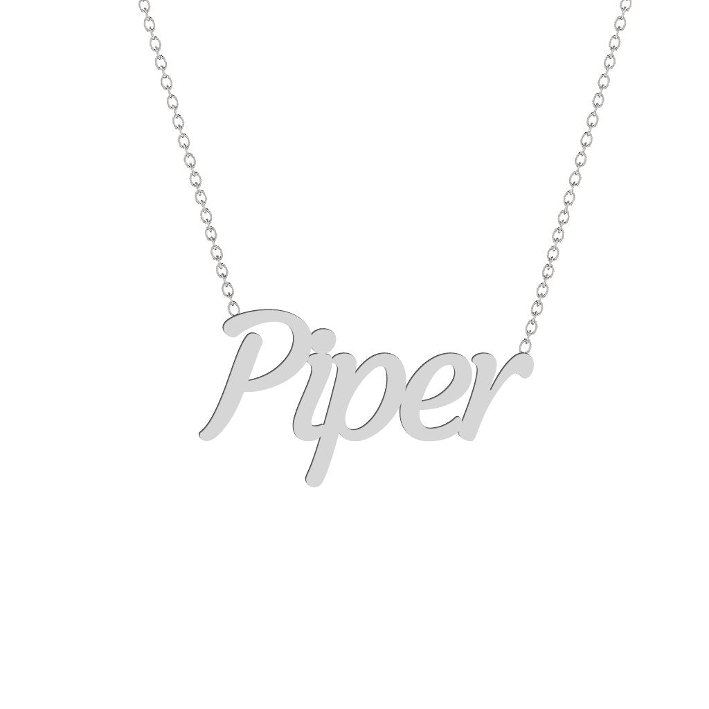 Gold Name Necklace - Piper
