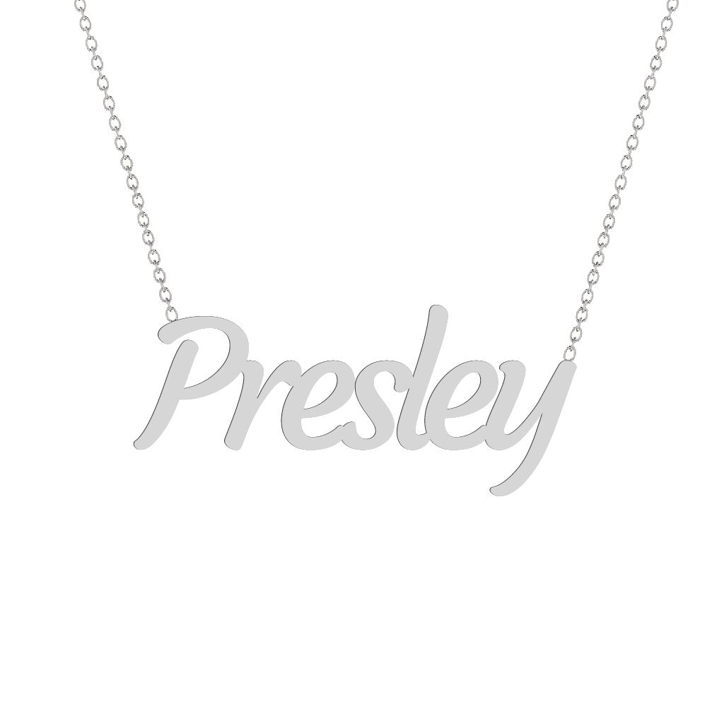 Gold Name Necklace - Presley