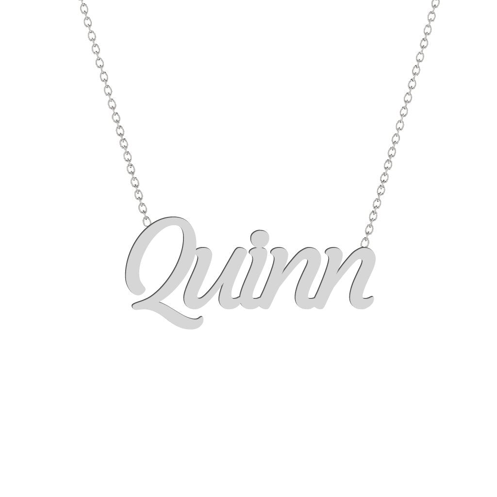 Gold Name Necklace - Quinn