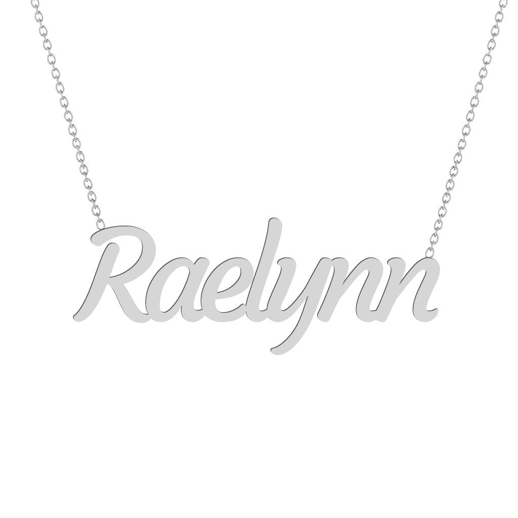 Gold Name Necklace - Raelynn