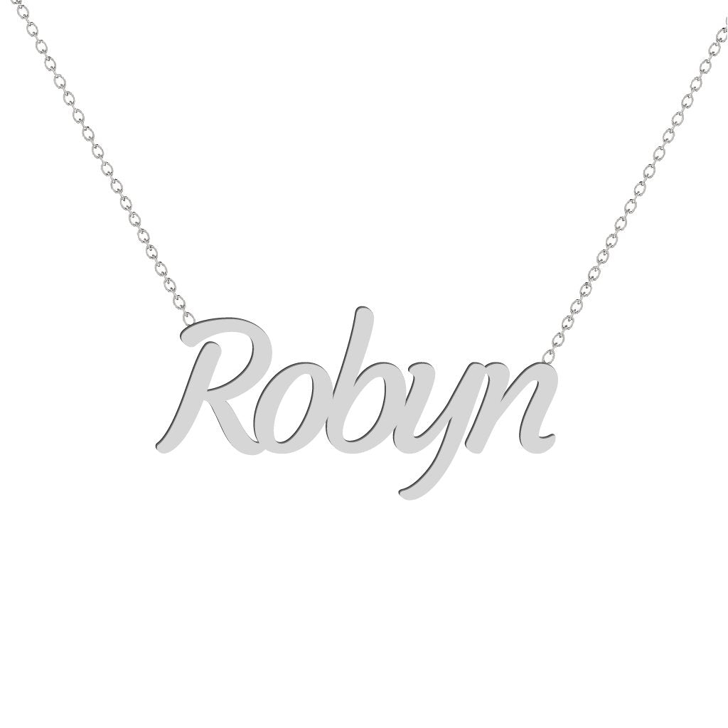 Gold Name Necklace - Robyn