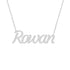 Gold Name Necklace - Rowan
