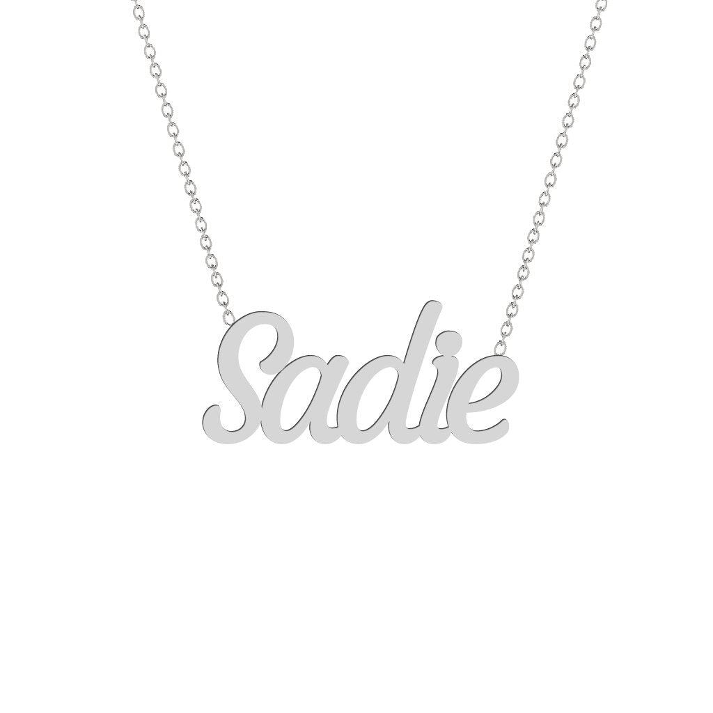 Gold Name Necklace - Sadie