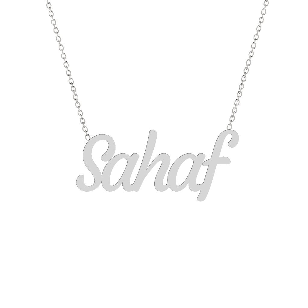 Gold Name Necklace - Sahaf