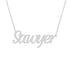 Gold Name Necklace - Sawyer