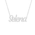 Gold Name Necklace - Selena