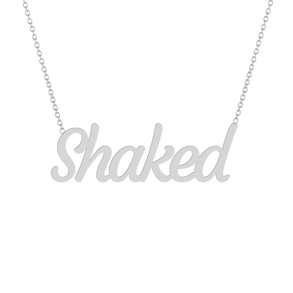 Gold Name Necklace - Shaked