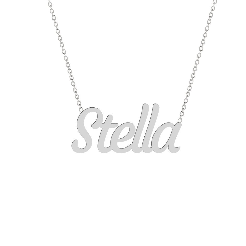 Gold Name Necklace - Stella