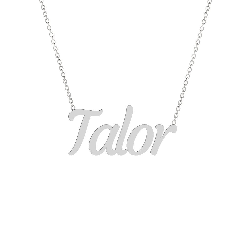 Gold Name Necklace - Talor