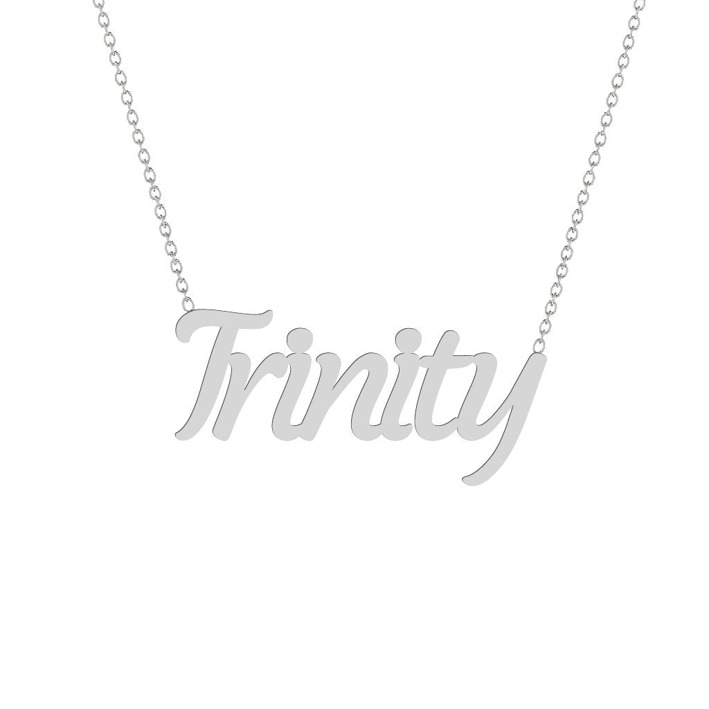 Gold Name Necklace - Trinity
