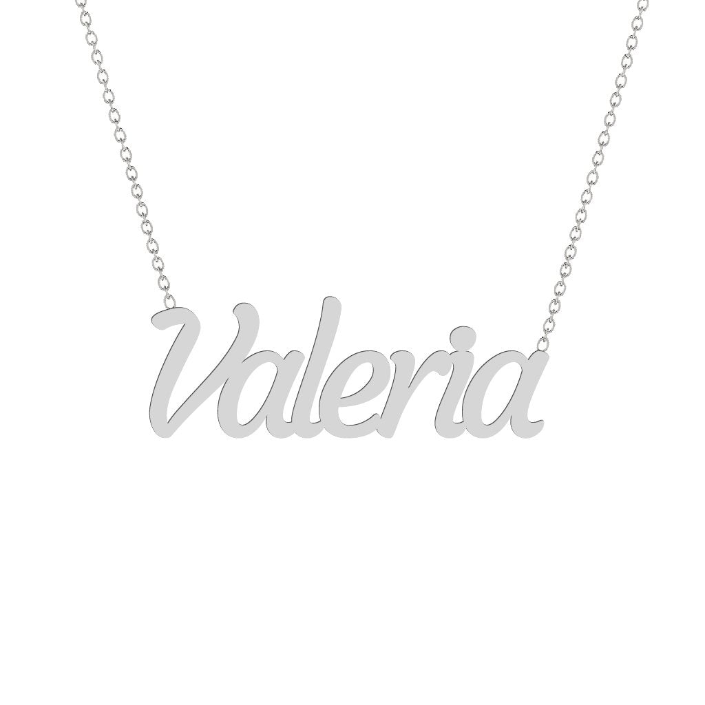 Gold Name Necklace - Valeria