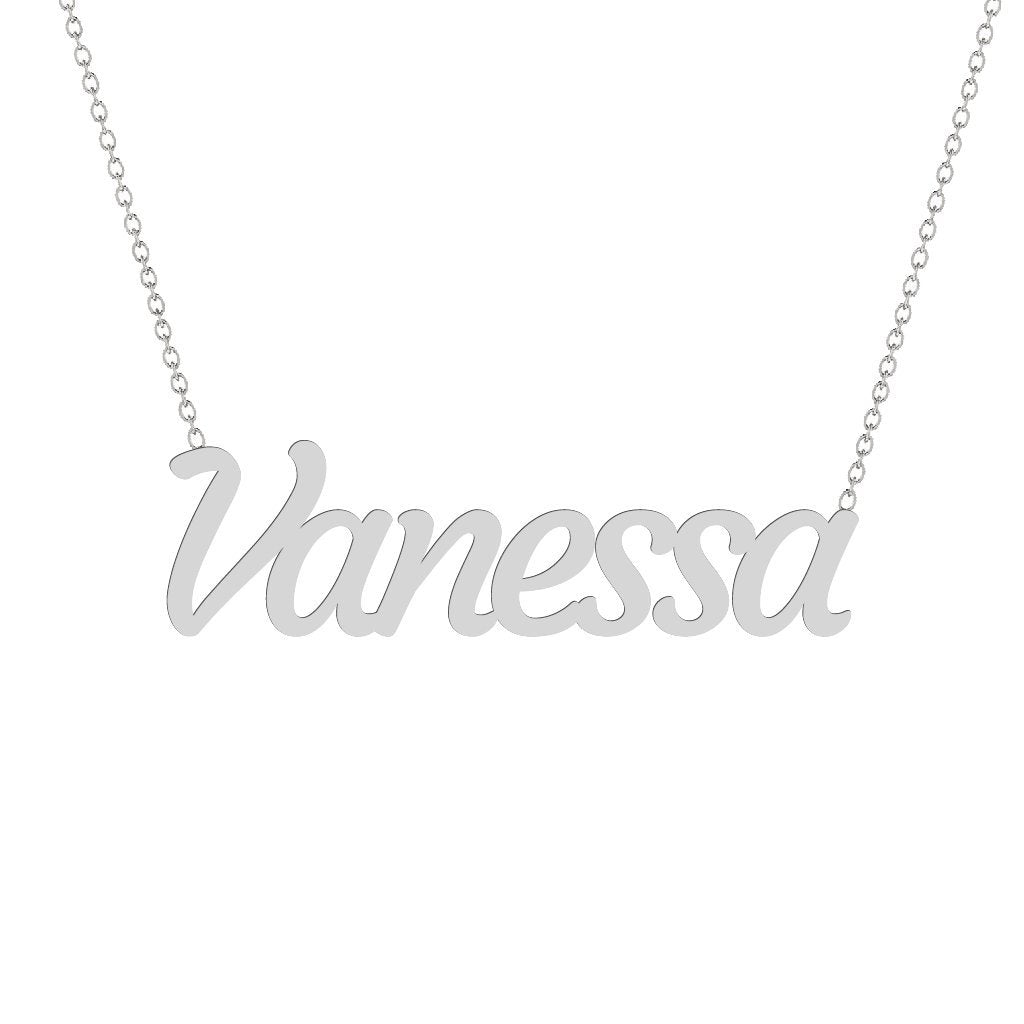 Gold Name Necklace - Vanessa