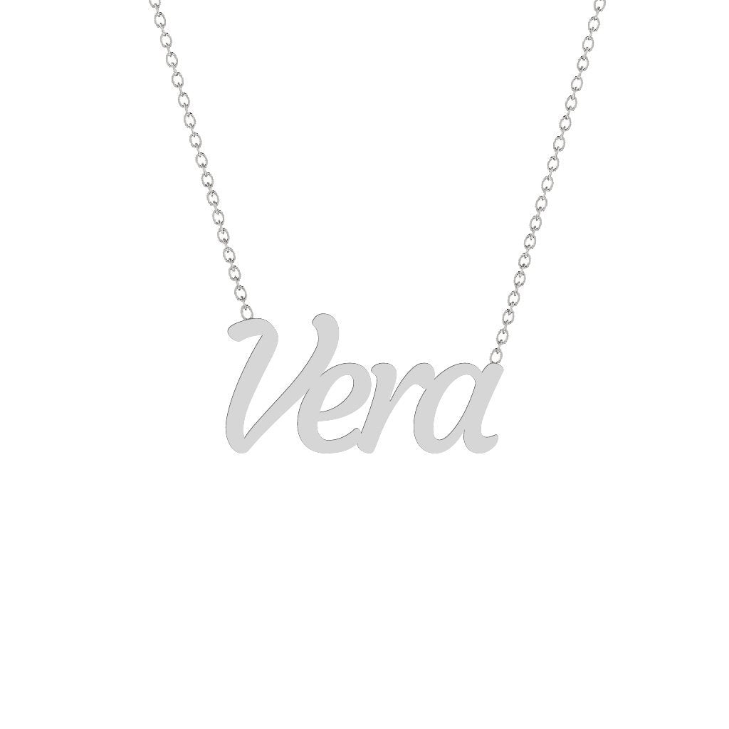 Gold Name Necklace - Vera