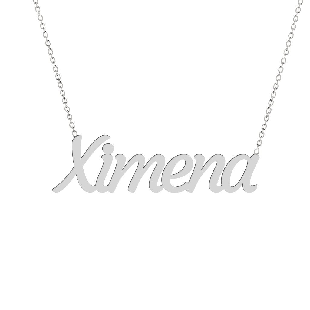 Gold Name Necklace - Ximena