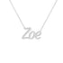 Gold Name Necklace - Zoe