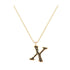 X - Letter Name Necklace Initial Necklace