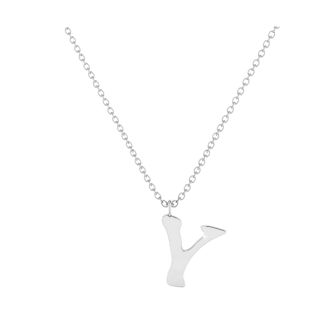 Y - Letter Name Necklace Initial Necklace
