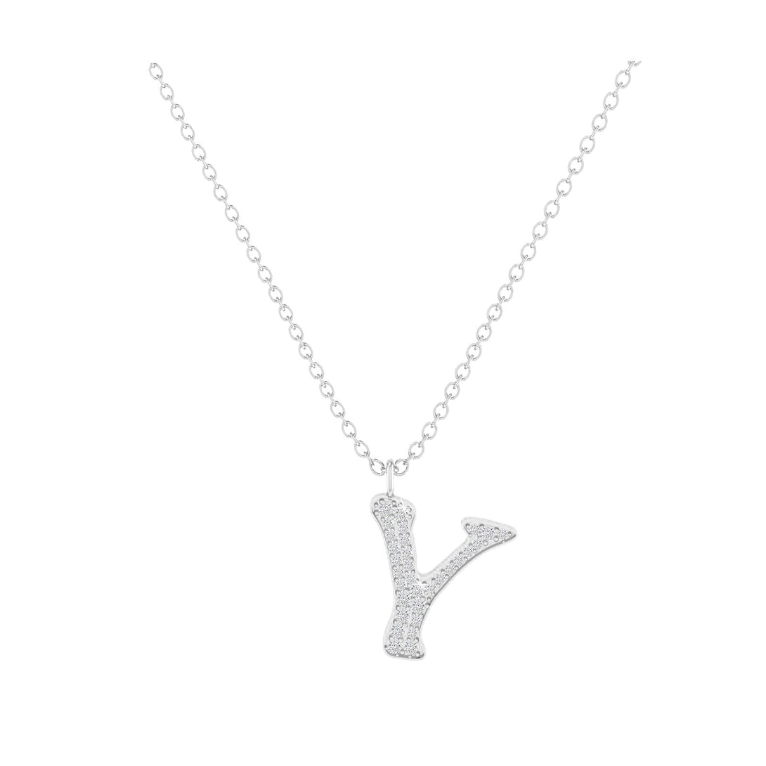 Y - Letter Name Necklace Initial Necklace