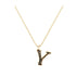 Y - Letter Name Necklace Initial Necklace