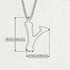 Y - Letter Name Necklace Initial Necklace