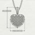 Ruby Pave Heart Pendant - Yasmin No. 10