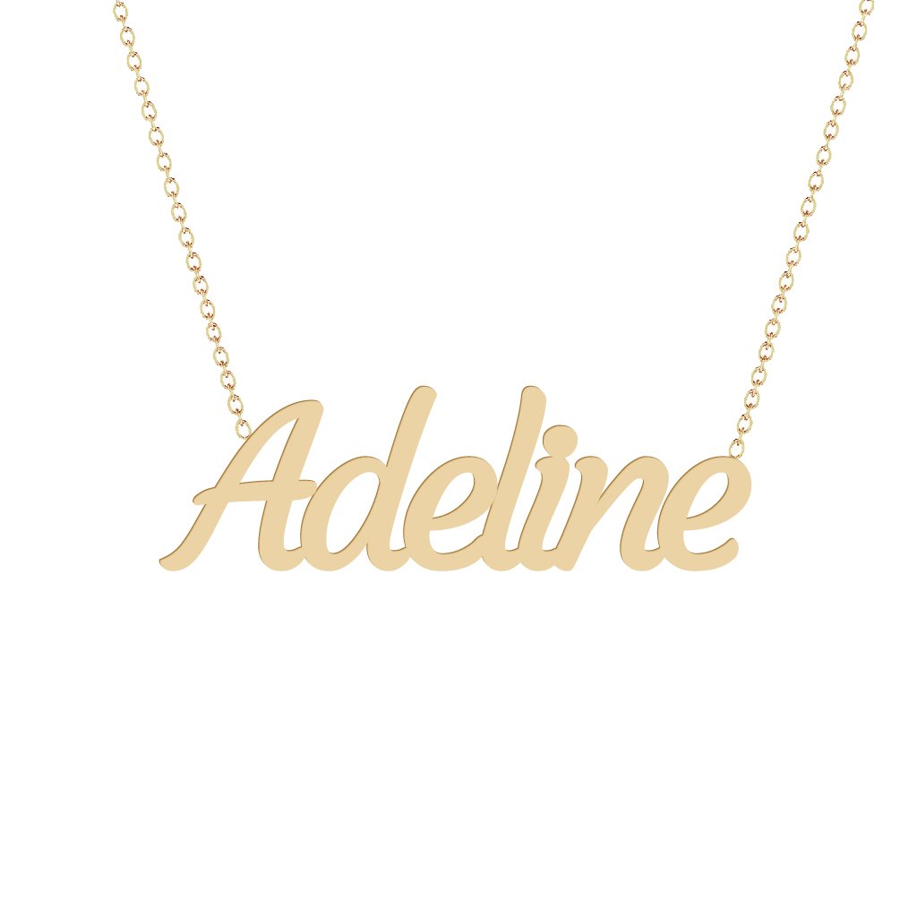 Gold Name Necklace - Adeline
