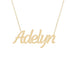 Gold Name Necklace - Adelyn