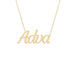 Gold Name Necklace - Adva
