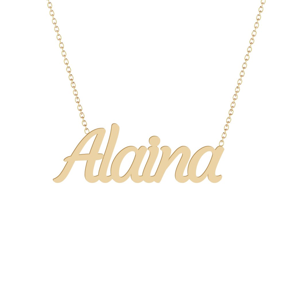 Gold Name Necklace - Alaina