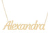 Gold Name Necklace - Alexandra