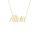 Gold Name Necklace - Alivia