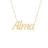 Gold Name Necklace - Alma