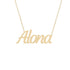 Gold Name Necklace - Alona