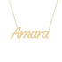Gold Name Necklace - Amara