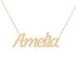 Gold Name Necklace - Amelia