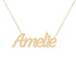 Gold Name Necklace - Amelie
