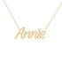 Gold Name Necklace - Annie