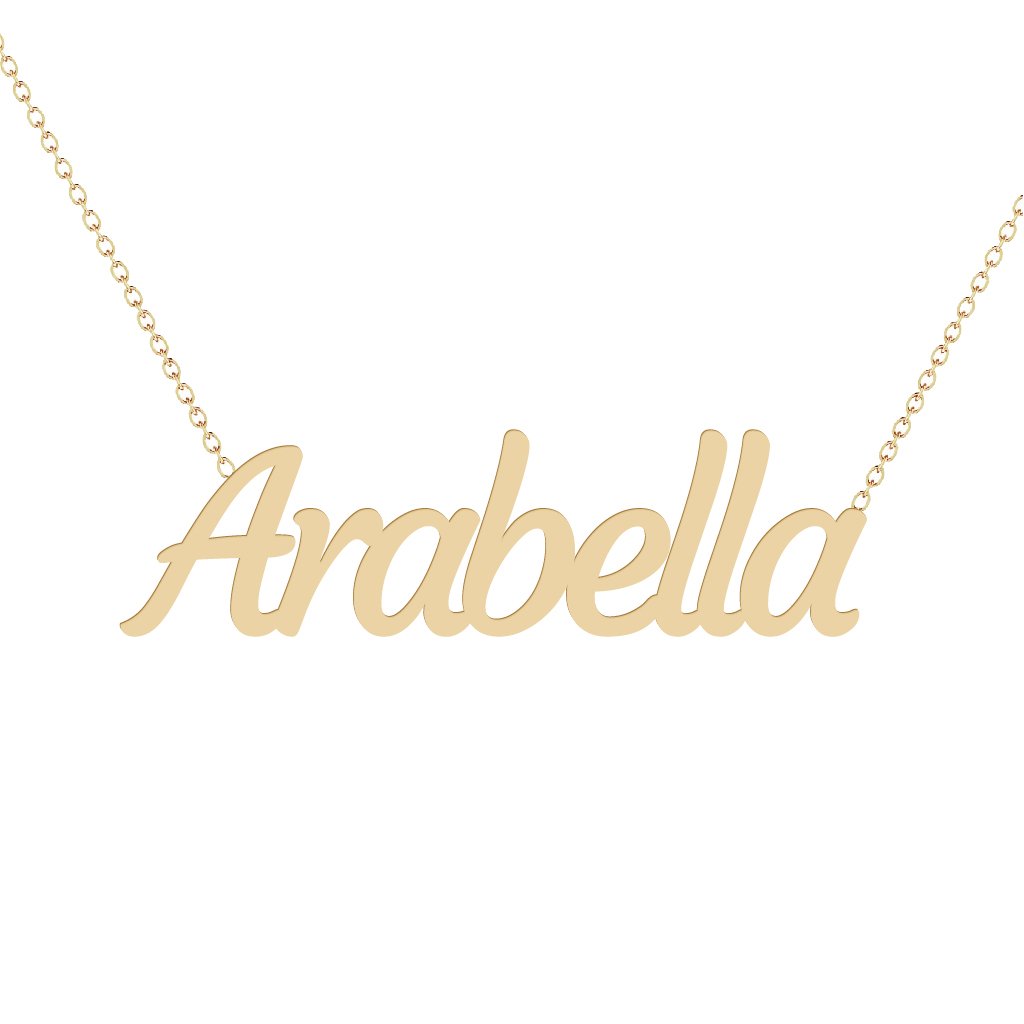 Gold Name Necklace - Arabella