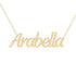Gold Name Necklace - Arabella