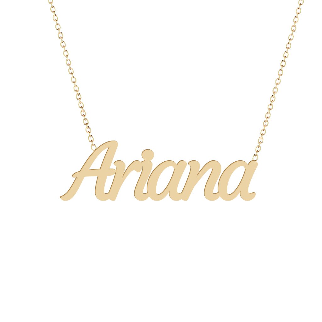 Gold Name Necklace - Ariana