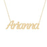 Gold Name Necklace - Arianna