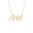 Gold Name Necklace - Ariel