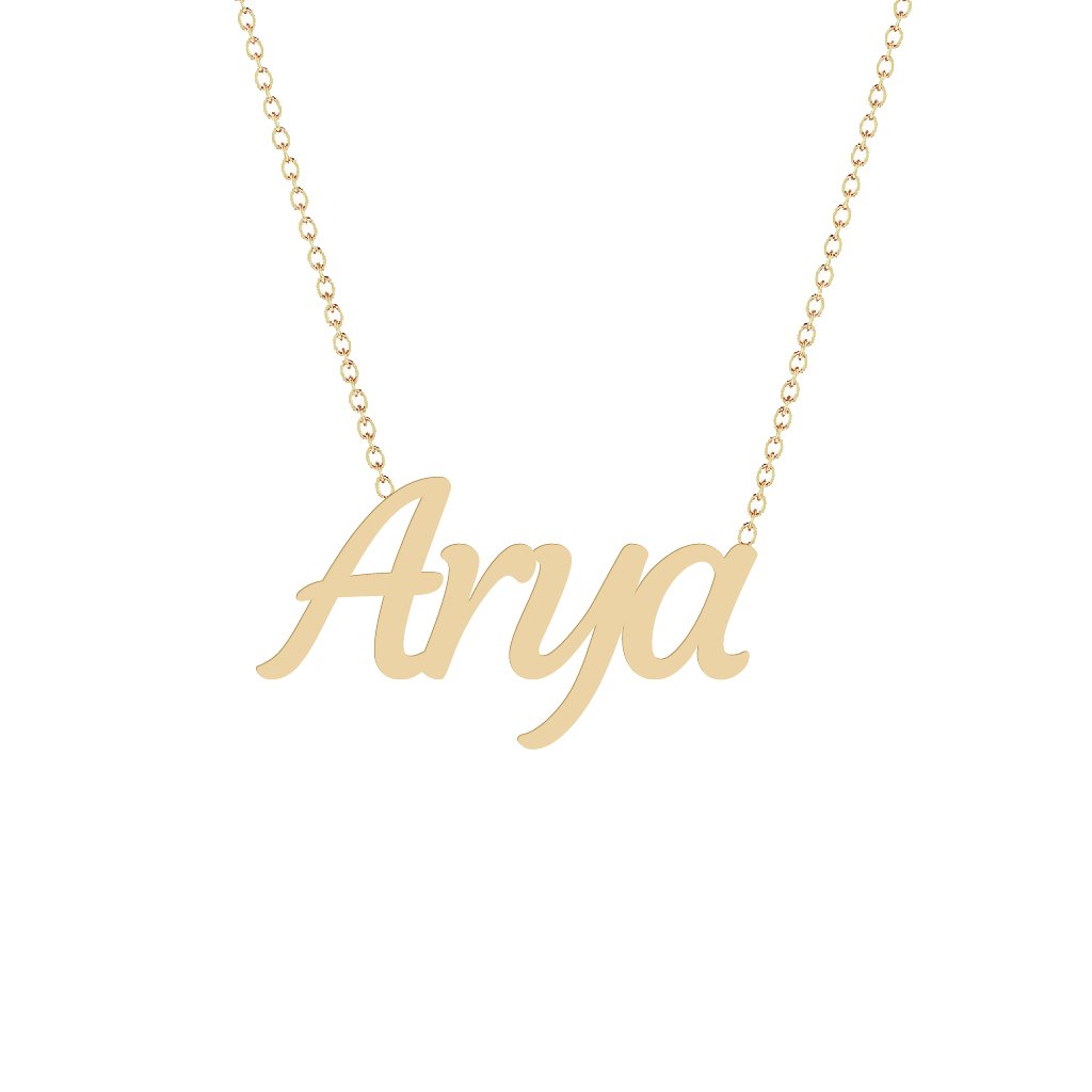 Gold Name Necklace - Arya