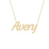 Gold Name Necklace - Avery